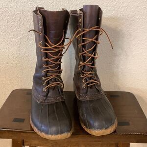 L.L. Bean, MAINE HUNTING BOOT, 12 inch , size 7 women’s